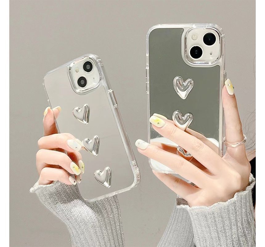 Heart Phone Case Mirrored