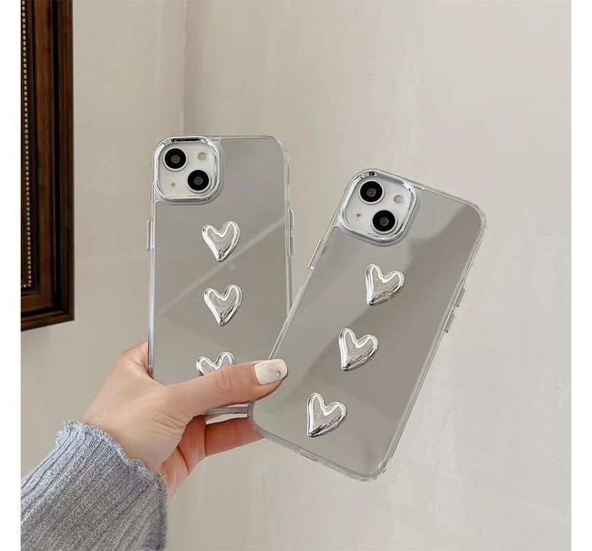 Heart Phone Case Mirrored