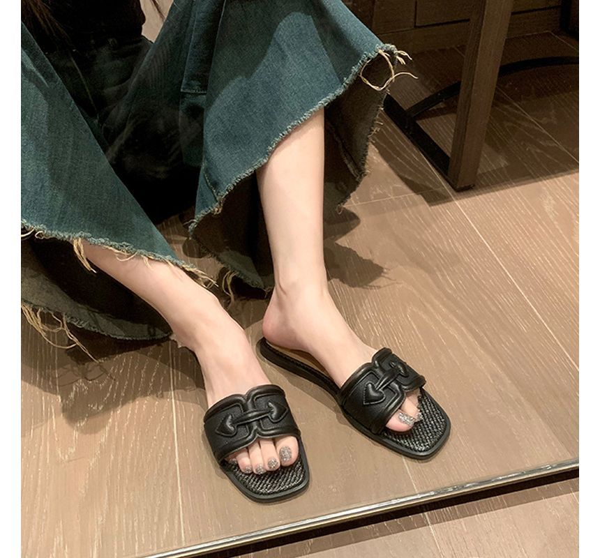 Slide Sandals Buckled