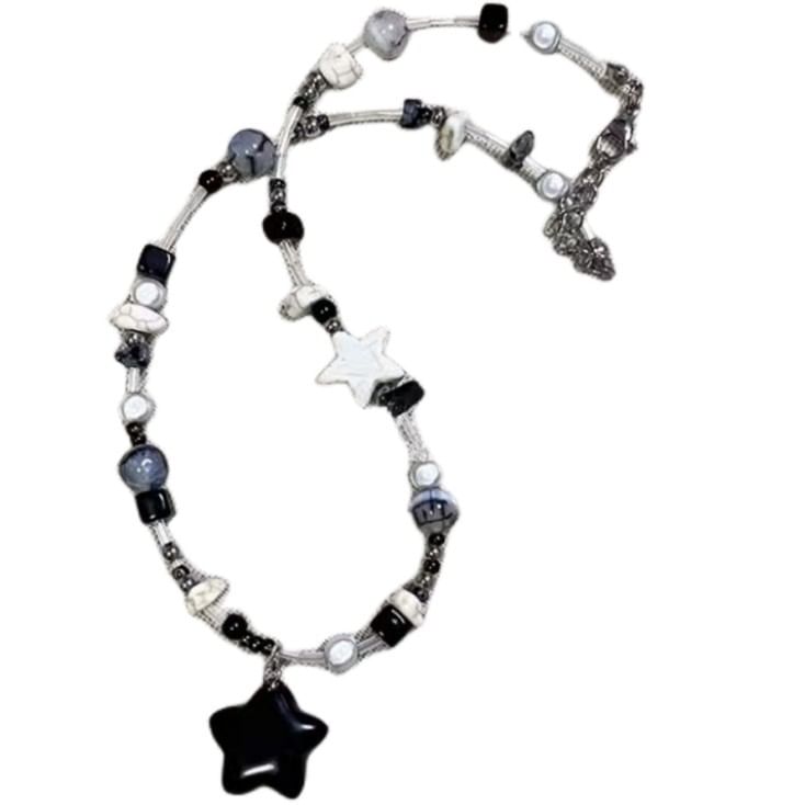Pendant Beaded Necklace Star
