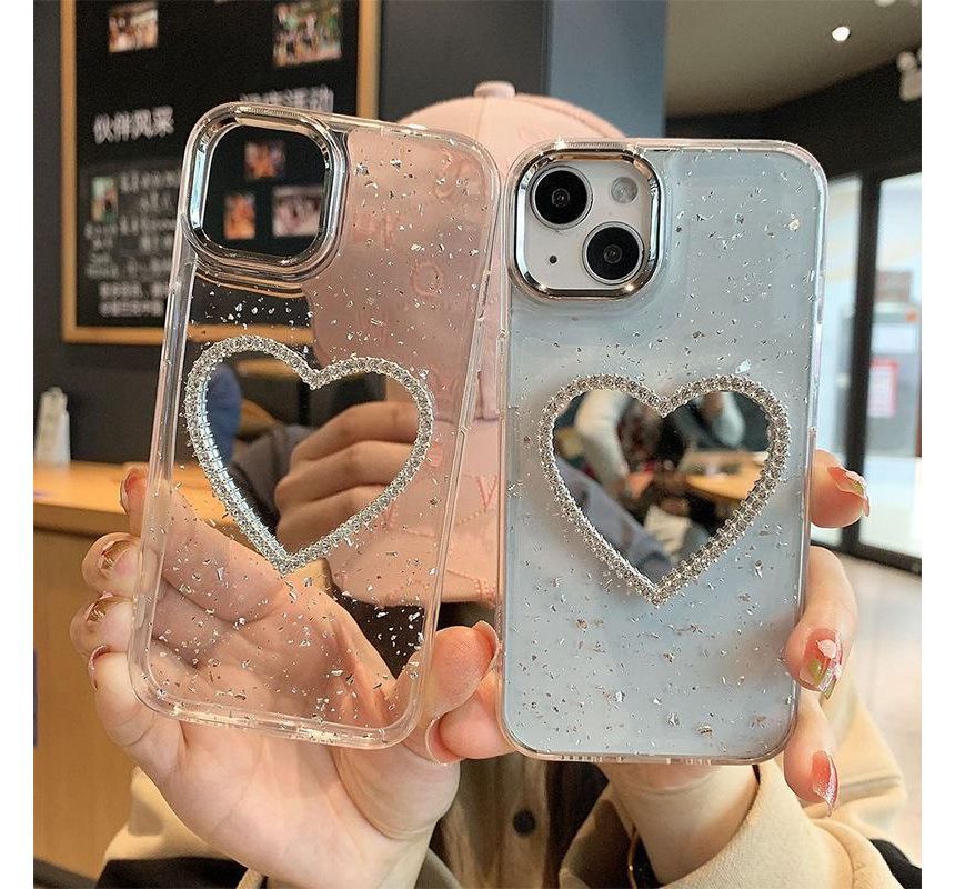 Heart Mirrored Phone Case