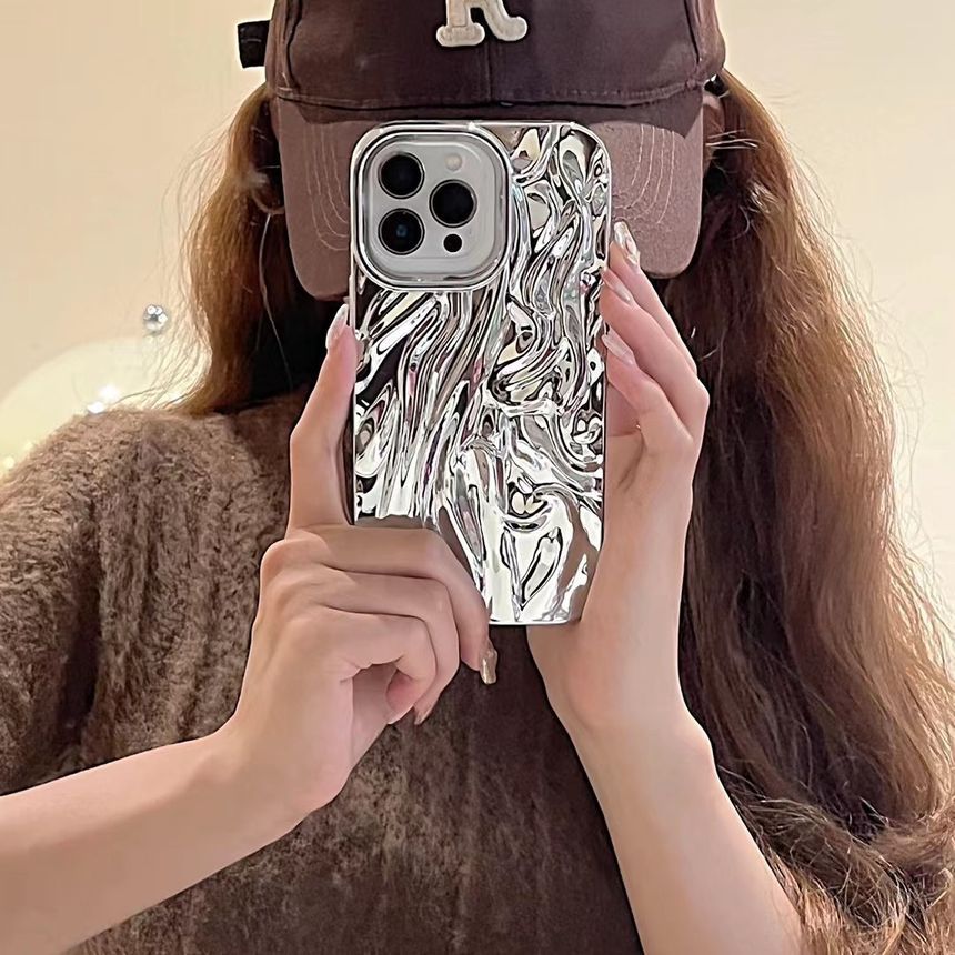 Phone Textured Metallic Case