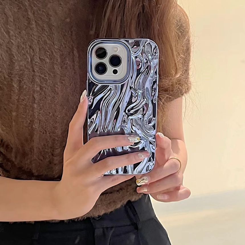 Phone Textured Metallic Case