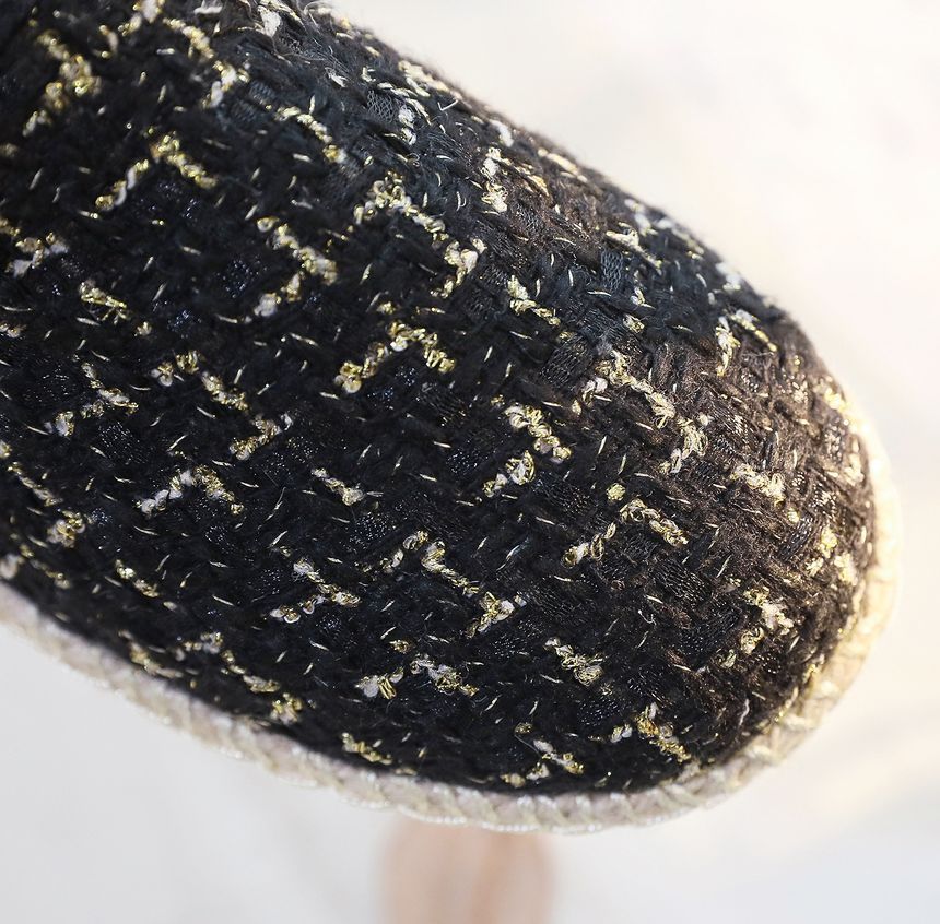 Slip-Ons Plaid Espadrille