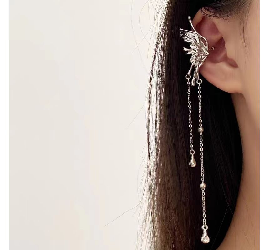 Butterfly Earring Chandelier Alloy
