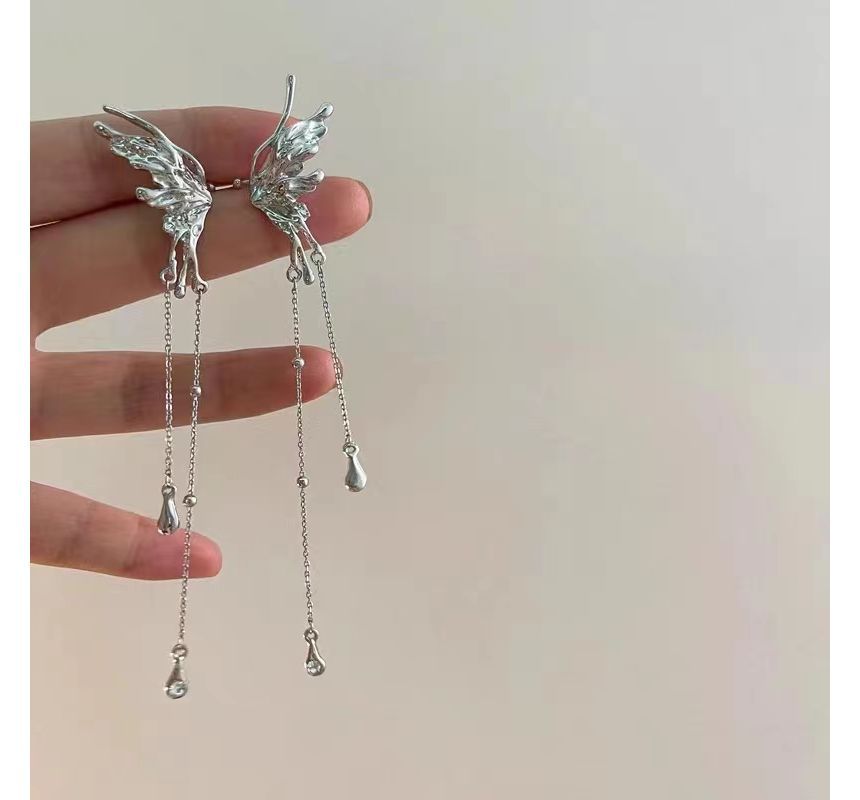 Butterfly Earring Chandelier Alloy