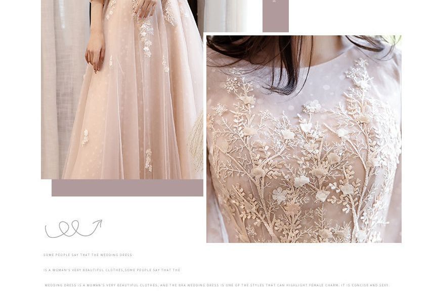 Evening Gown Long-Sleeve Crew A-Line Neck Mesh