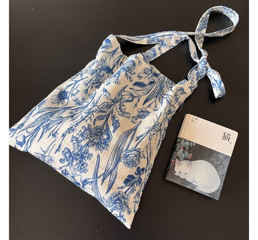 / Crossbody Bag Floral Tote