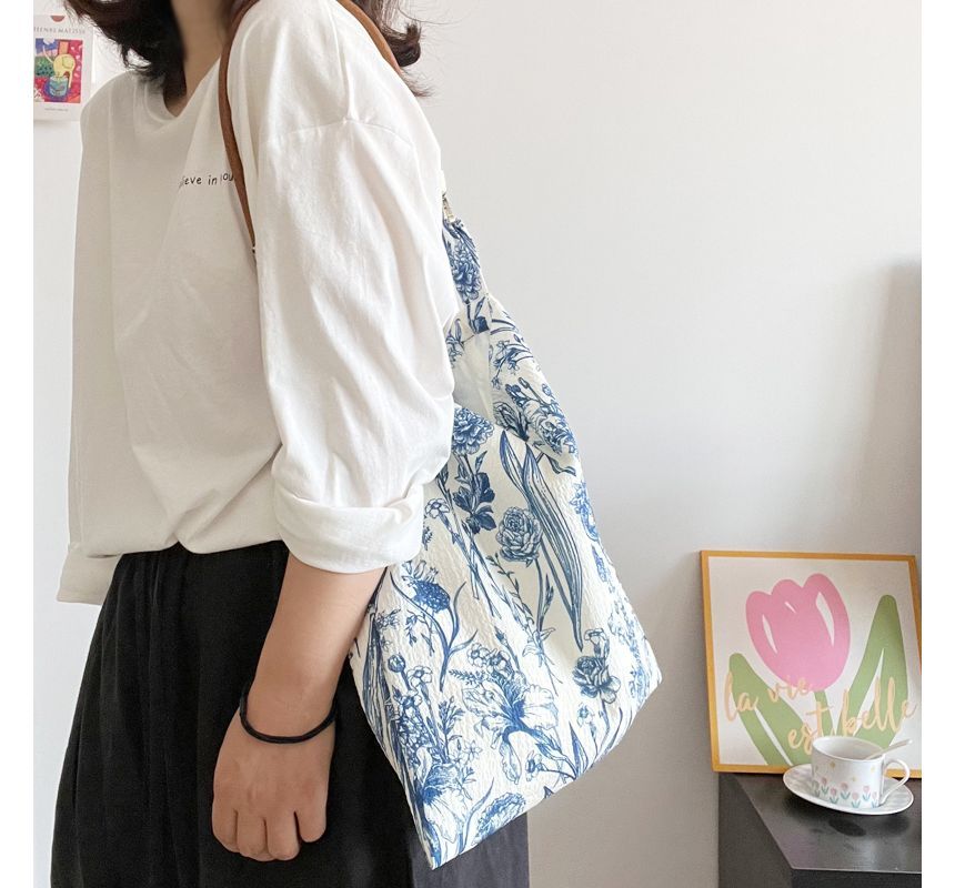 / Floral Bag Crossbody Tote
