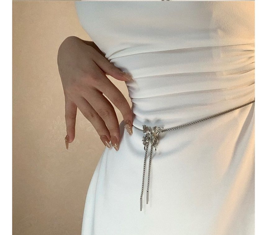 Necklace Lariat Butterfly