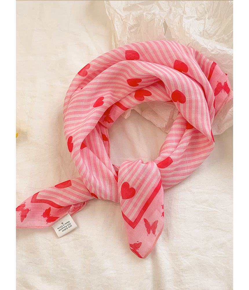 / Eye Sunglasses Print Cat Headkerchief Heart