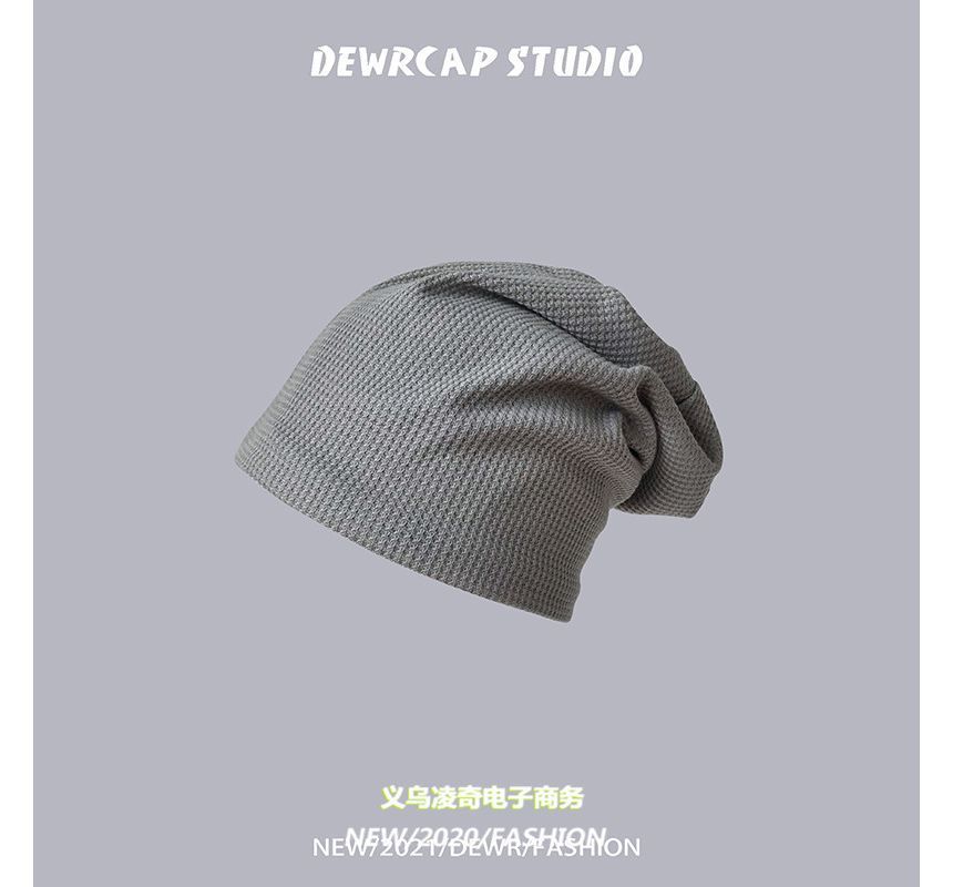 Slouchy Plain Beanie Knit