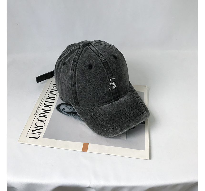 Panda Cap Embroidered Baseball