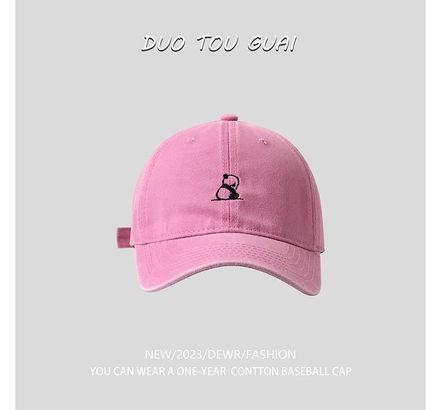 Panda Cap Embroidered Baseball