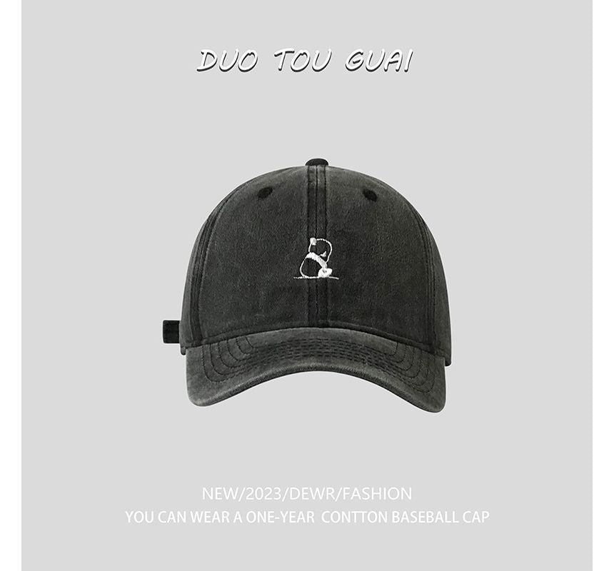 Panda Cap Embroidered Baseball
