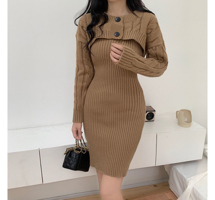 Cardigan Plain Cropped