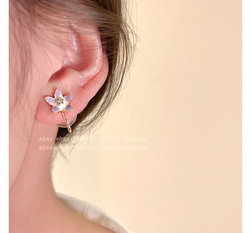 4: (Various Set Designs) Earring of Alloy Floral
