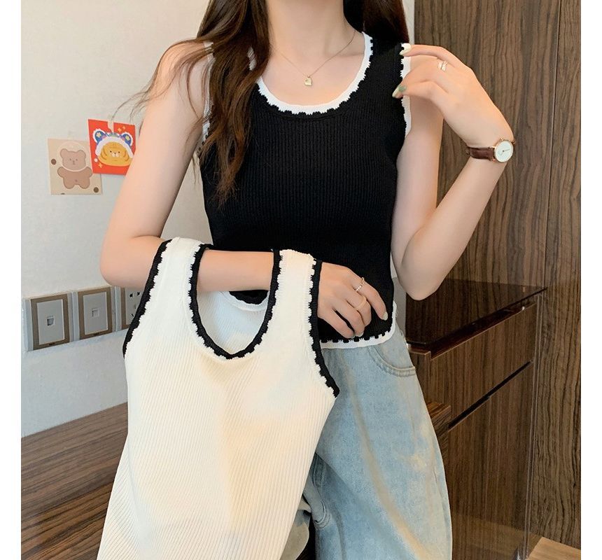 Tank Top Trim Contrast