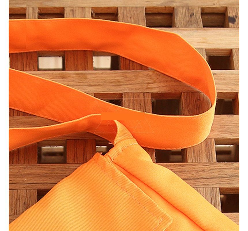 Crossbody Buttoned Pouch Nylon Plain