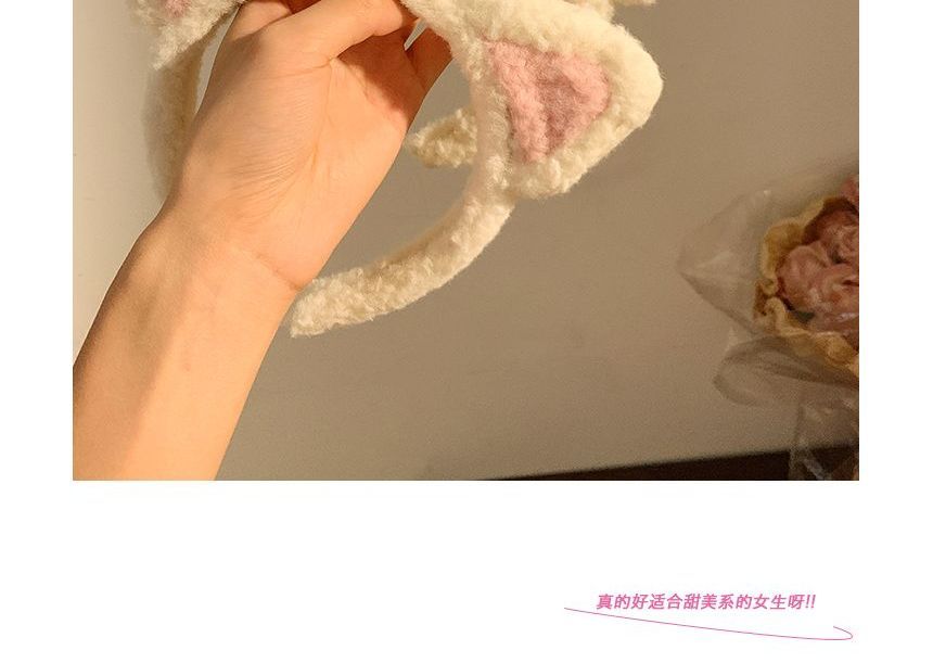 Cat Headband Chenille Ear