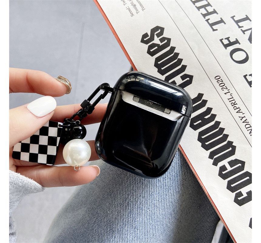 Case Earphone AirPods Faux / Pearl Bow Pro Skin