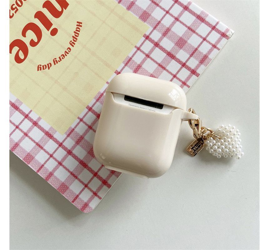 Case Earphone AirPods Faux / Pearl Bow Pro Skin