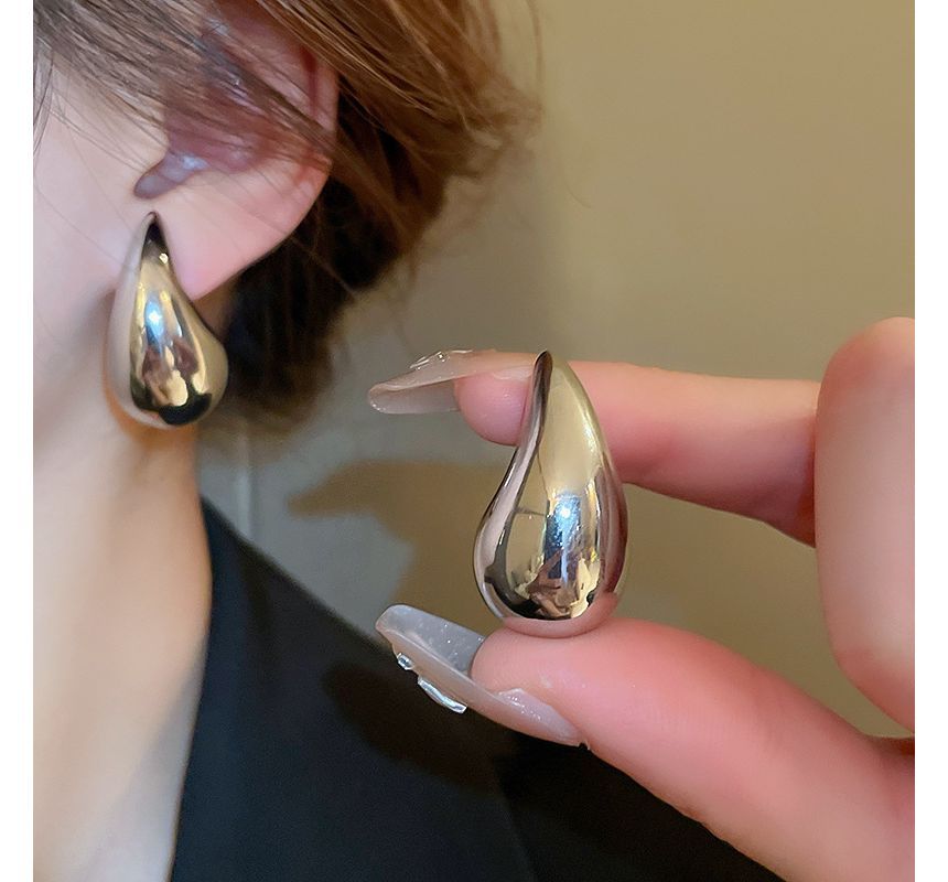 Waterdrop Ear Necklace Stud /