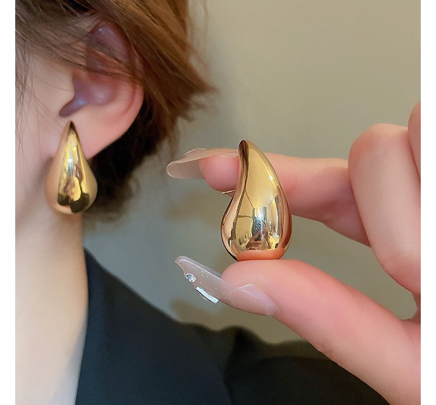 Waterdrop Ear Necklace Stud /