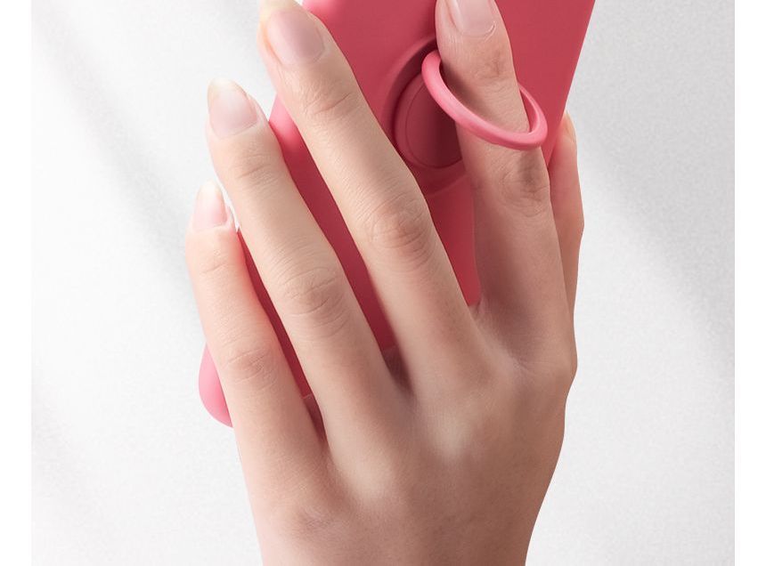 Ring Plain Case Stand Phone