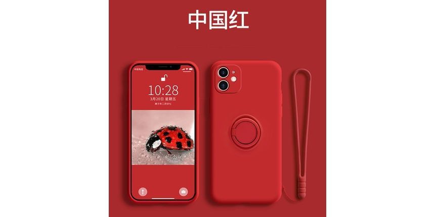 Ring Stand Plain Phone Case