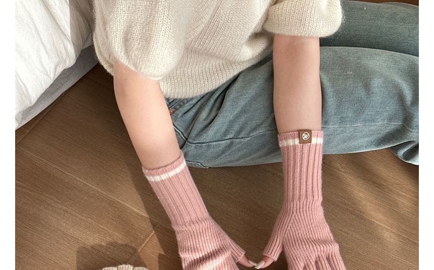Gloves Fingerless Knit