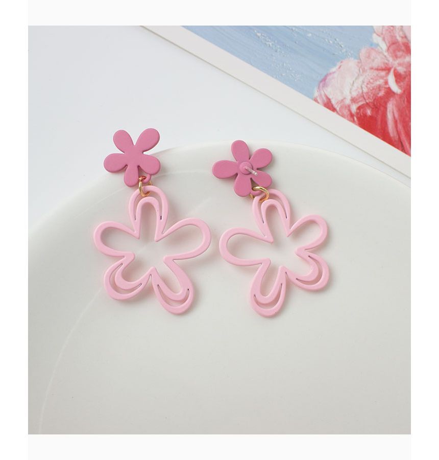 Drop / Floral Earring Clip-On
