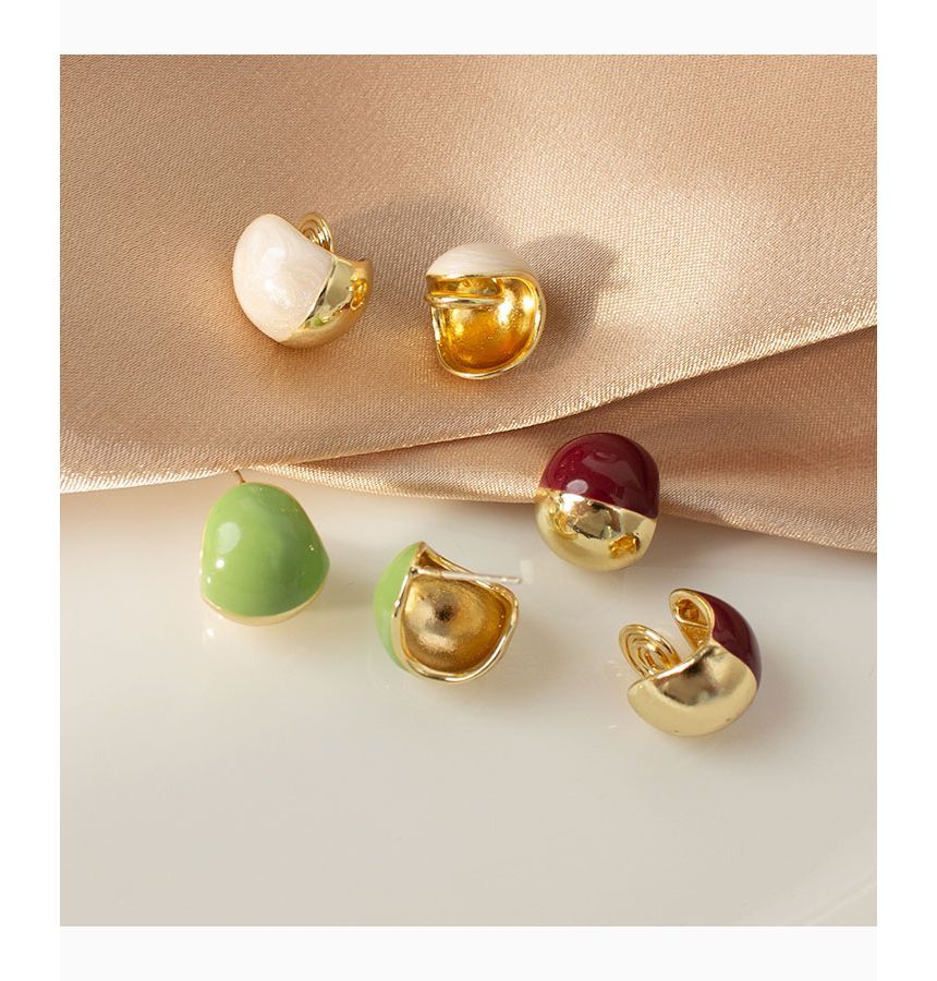 Ear Earring Bead Stud / Clip-On