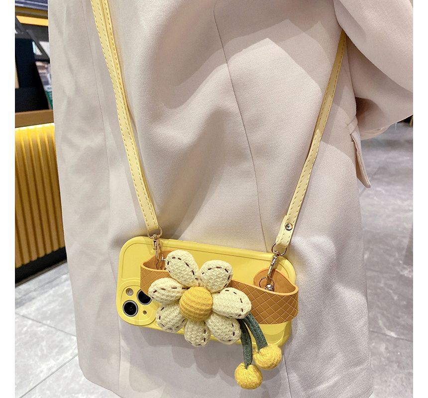 Case Phone Strap Floral