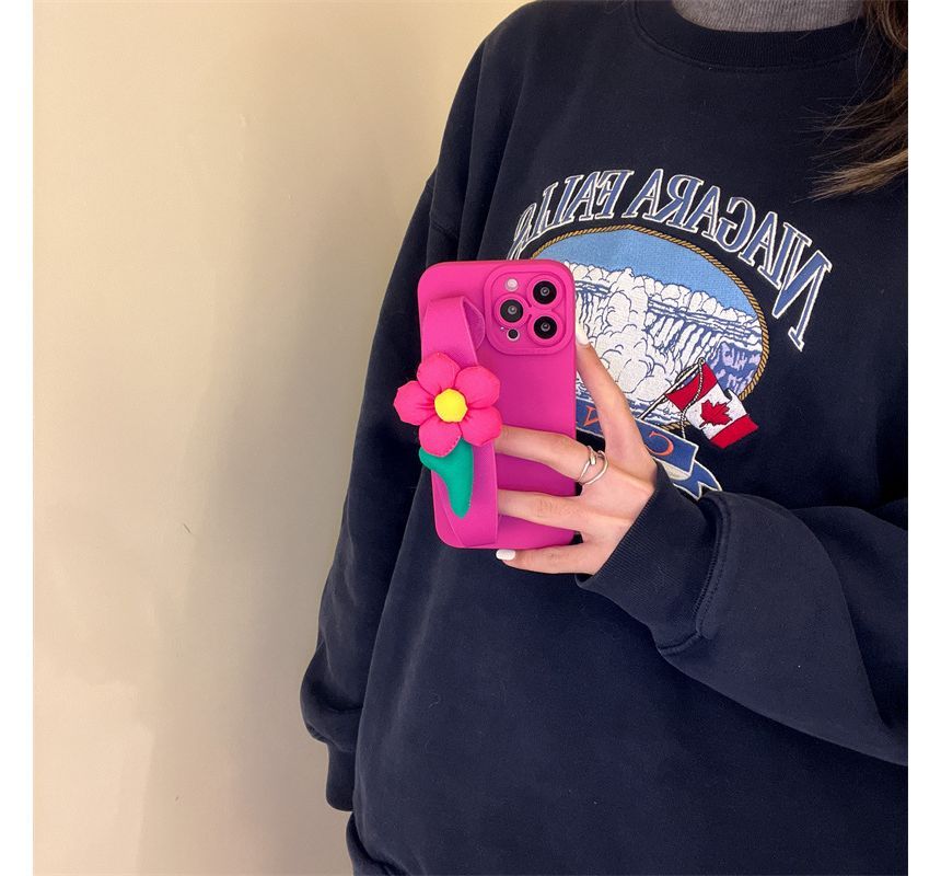 Strap Case Phone Floral