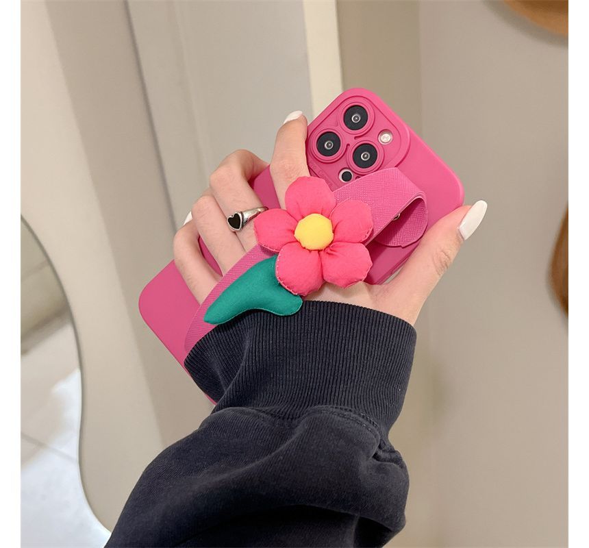 Strap Case Phone Floral