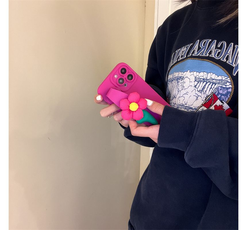 Strap Case Phone Floral