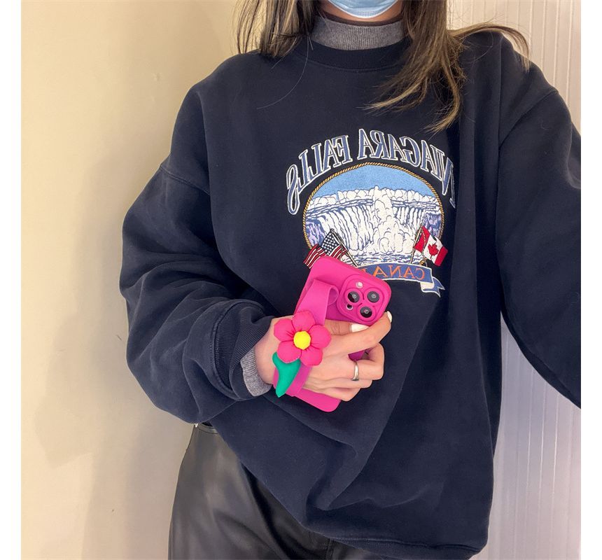 Strap Case Phone Floral