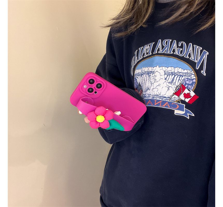 Strap Case Phone Floral