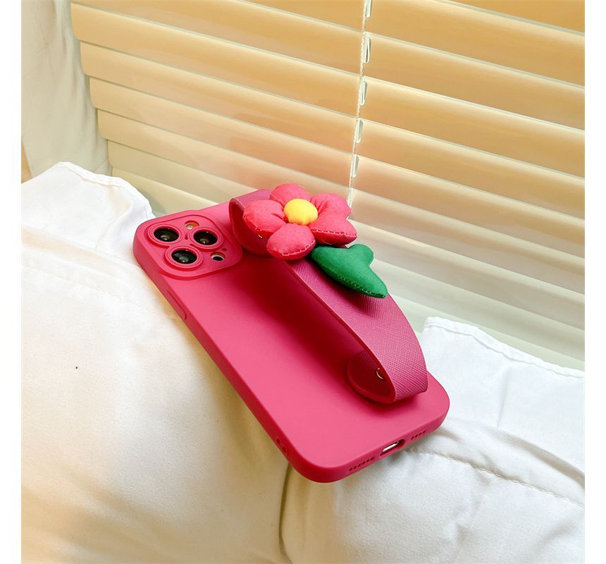 Strap Case Phone Floral