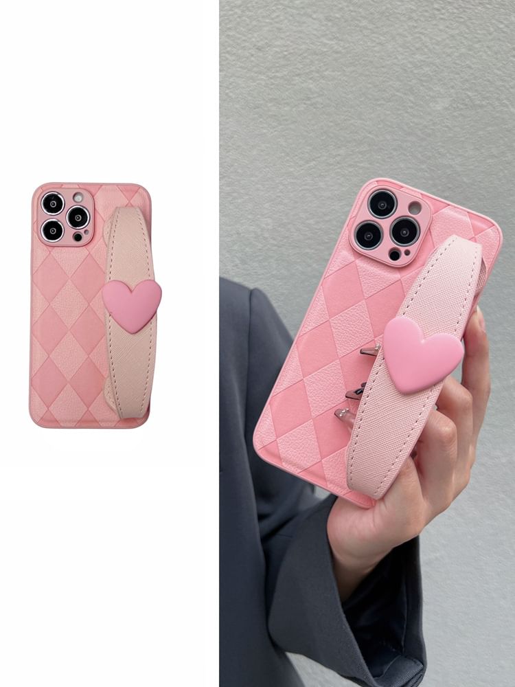 Phone Case Heart Strap