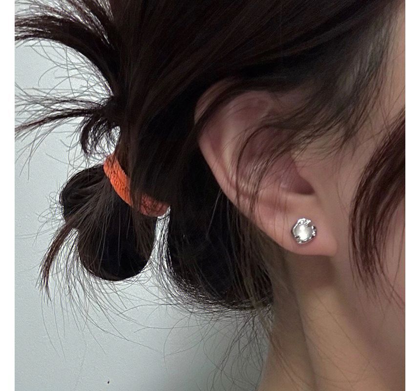 Stud Agate Alloy Earring