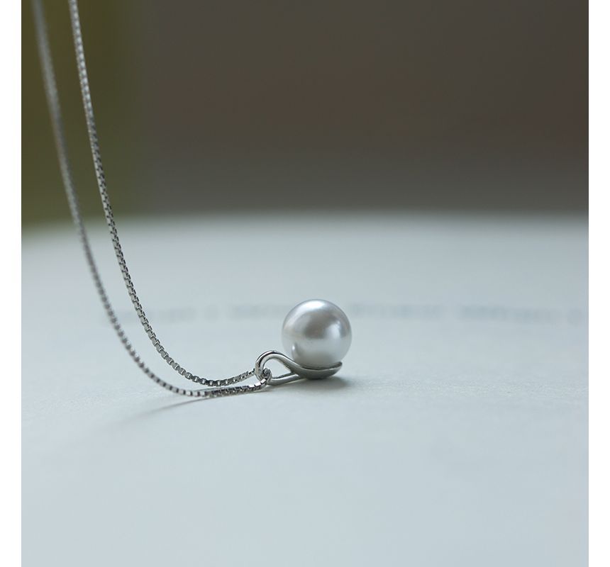 Pendant Faux Necklace Alloy Pearl