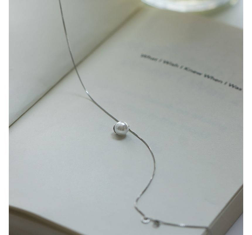 Pendant Faux Necklace Alloy Pearl