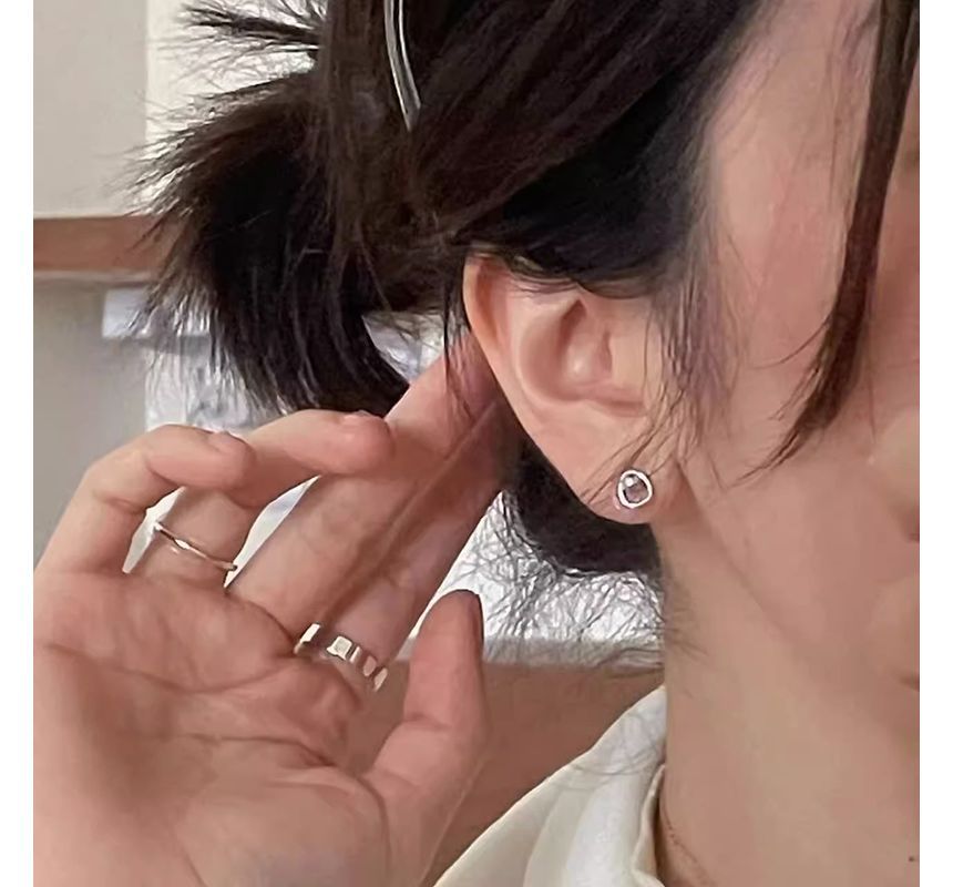 Earring Bead Alloy Stud