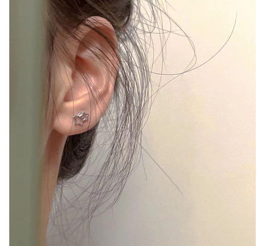 Stud Alloy Earring Star
