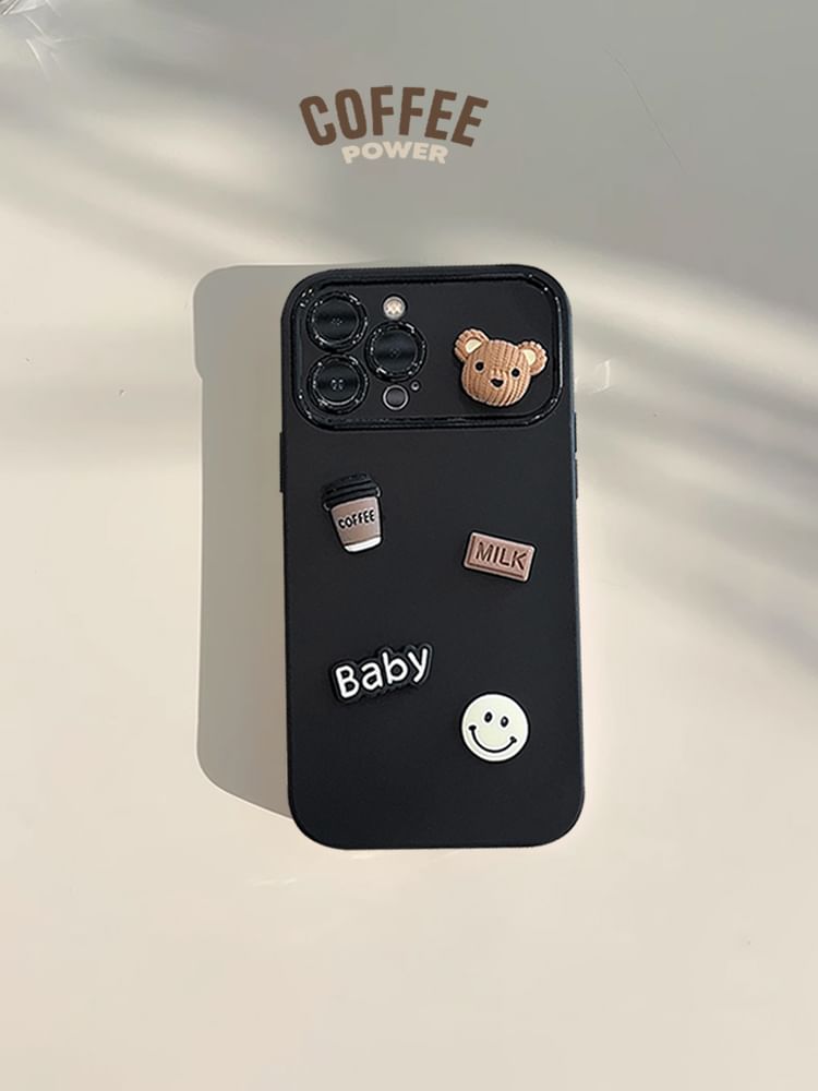 Phone Case Bear Coffee