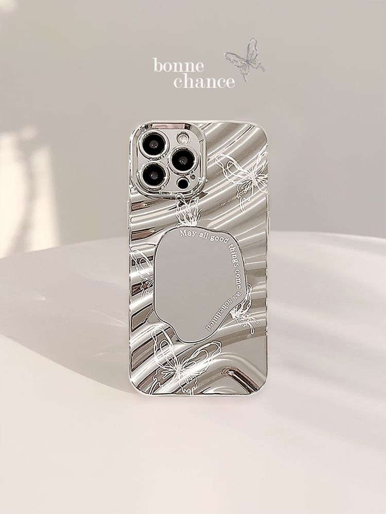 Case Phone Mirrored Butterfly