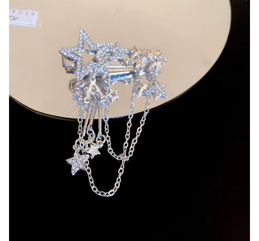 Alloy Hair Clip Chain Pin / Star