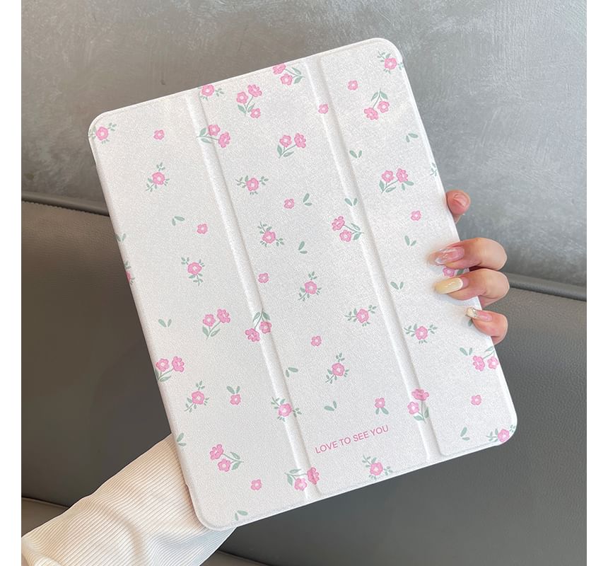 Case Floral iPad Mirrored